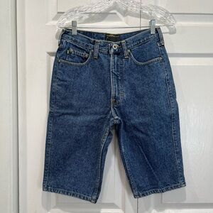 Vintage Esprit Teen girl long Jean shorts/dad shorts